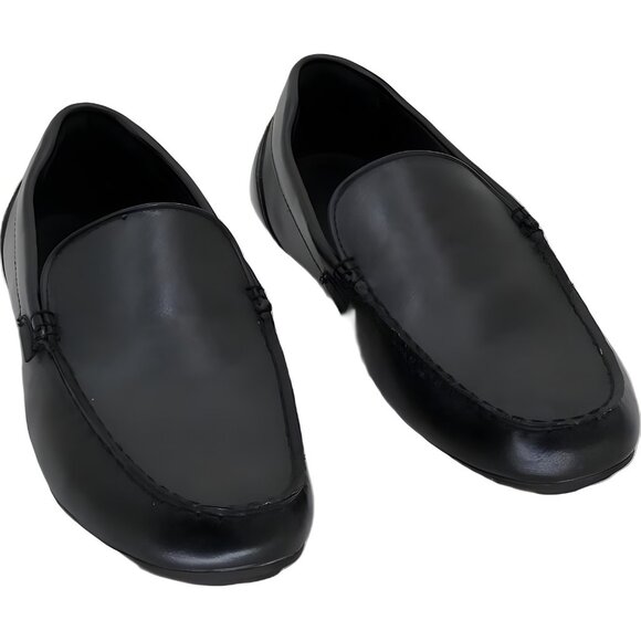 Club Room Men's Black Loafer Shoes Size 8.5 in Excellent Condition